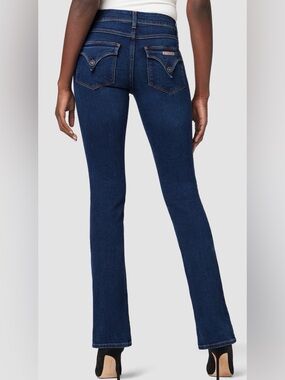 Hudson Jeans Dark Blue Flare Wide Leg Denim